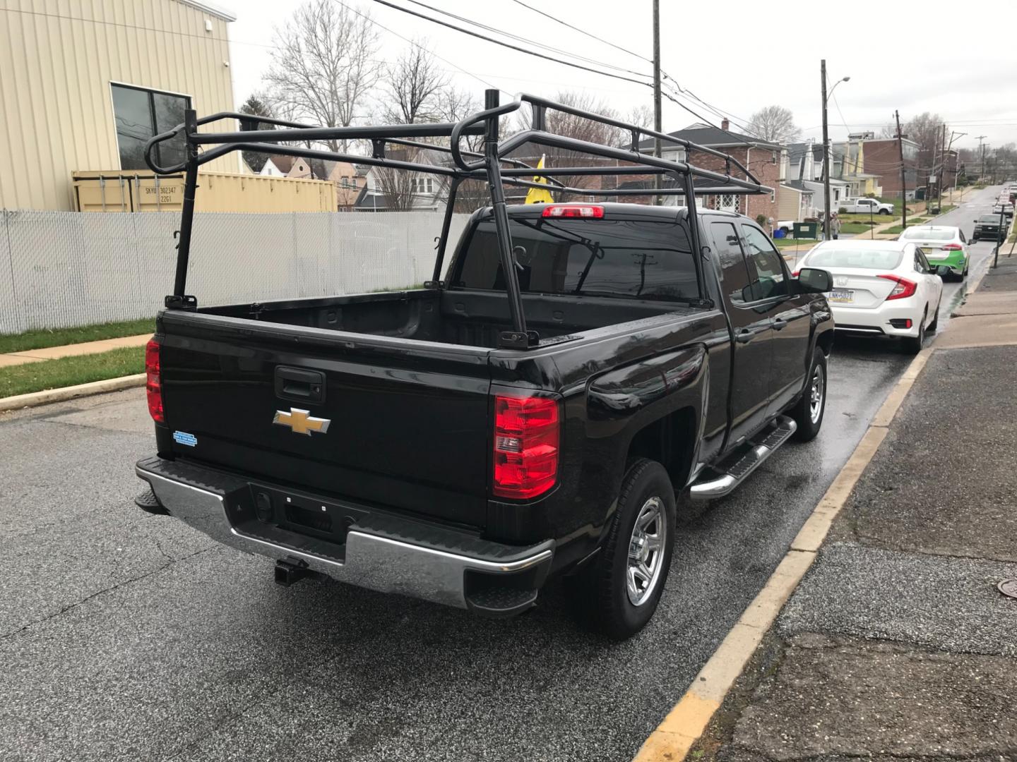 2014 Black /Black Chevrolet Silverado 1500 1500 Double Cab (1GCRCPEH9EZ) with an 4.3 V6 engine, Automatic transmission, located at 577 Chester Pike, Prospect Park, PA, 19076, (610) 237-1015, 39.886154, -75.302338 - Photo#4